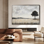 Landscape 413 Canvas Art 18" x 24" / 45 x 60 cm / Black