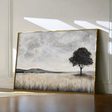 Landscape 413 Canvas Art 18" x 24" / 45 x 60 cm / Black