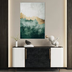 Abstract 414 Canvas Art 18" x 24" / 45 x 60 cm / Black