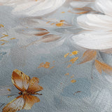 Floral 414 Canvas Art 18" x 24" / 45 x 60 cm / Black