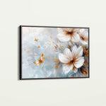 Floral 414 Canvas Art 60 x 40 cm / Black