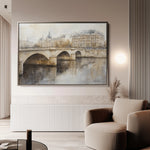 Landscape 414 Canvas Art 18" x 24" / 45 x 60 cm / Black