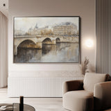 Landscape 414 Canvas Art 18" x 24" / 45 x 60 cm / Black