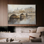 Landscape 414 Canvas Art 18" x 24" / 45 x 60 cm / Black