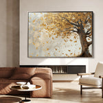 Floral 415 Canvas Art 18" x 24" / 45 x 60 cm / Black