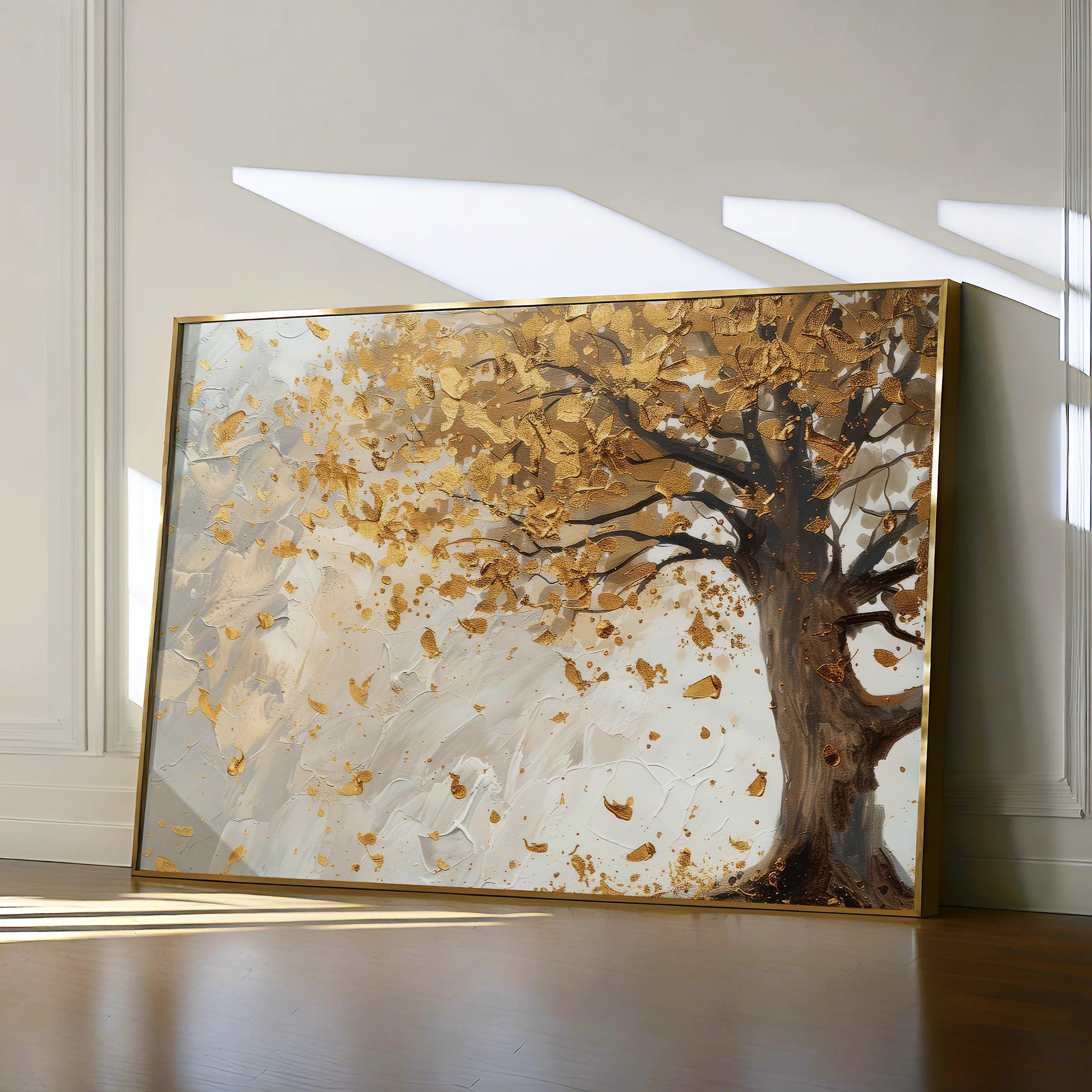 Floral 415 Canvas Art 18" x 24" / 45 x 60 cm / Black