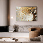 Floral 415 Canvas Art 18" x 24" / 45 x 60 cm / Black