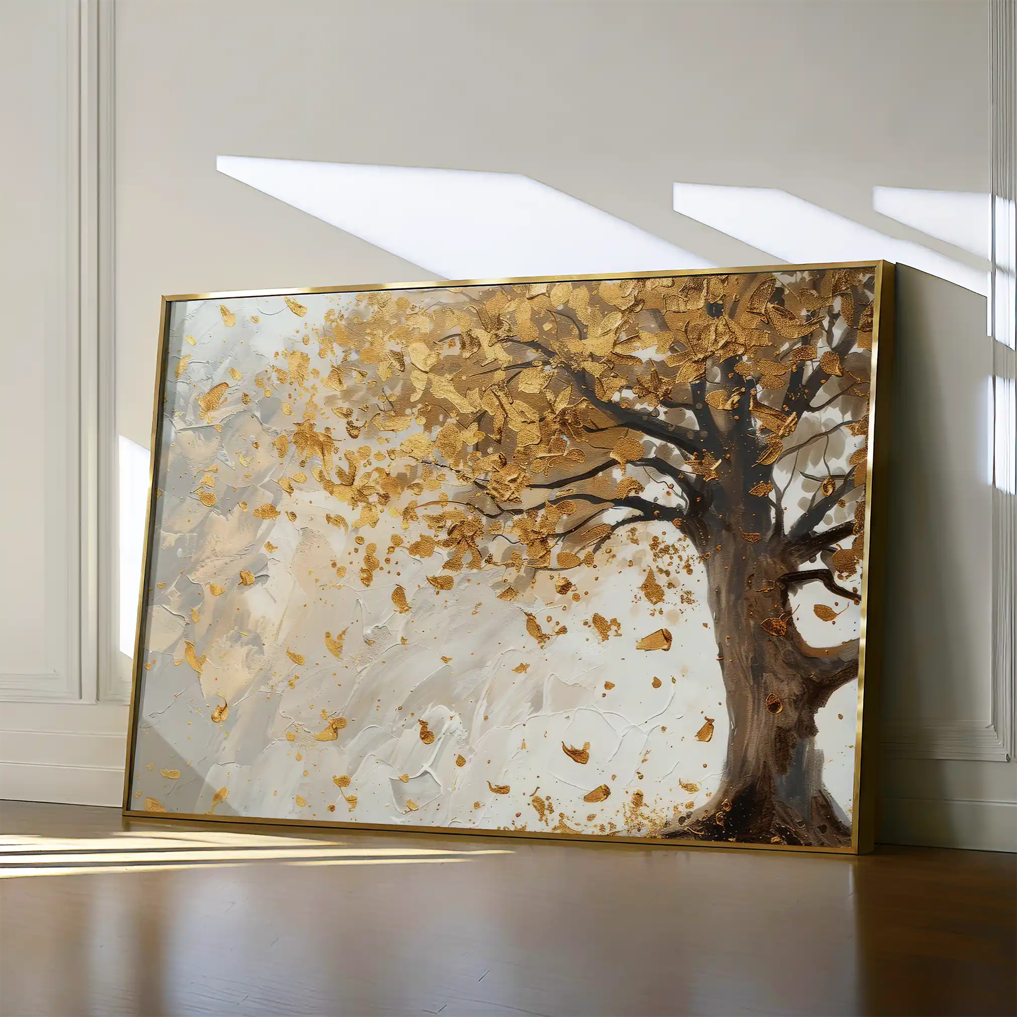 Floral 415 Canvas Art 60 x 40 cm / Black