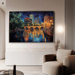 Landscape 415 Canvas Art 18" x 24" / 45 x 60 cm / Black