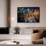 Landscape 415 Canvas Art 18" x 24" / 45 x 60 cm / Black