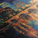 Landscape 415 Canvas Art 60 x 40 cm / Black