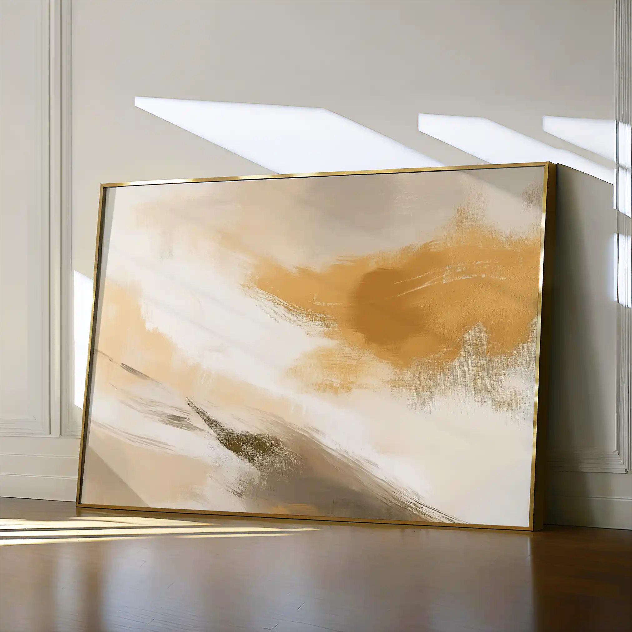 Abstract 416 Canvas Art 18" x 24" / 45 x 60 cm / Black