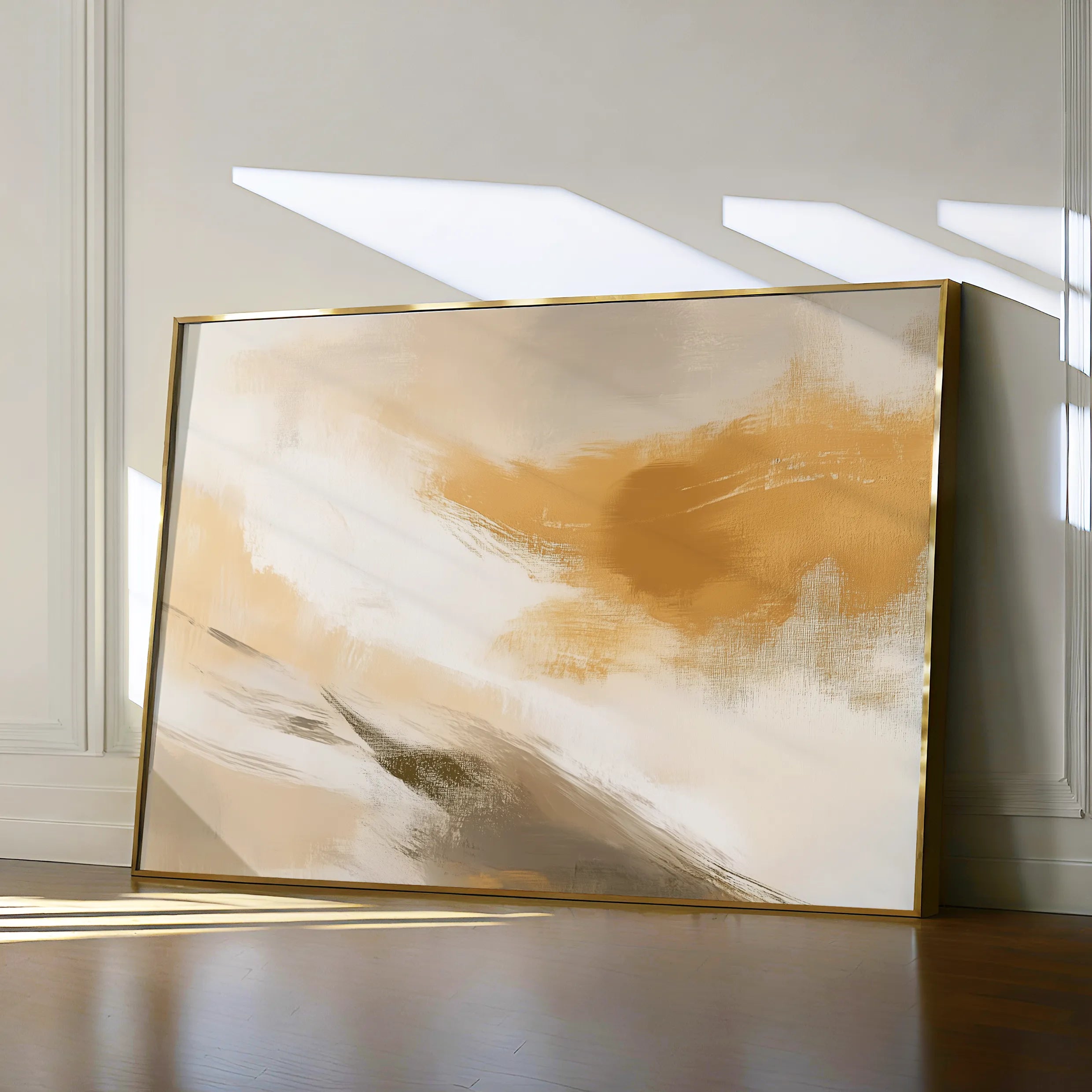 Abstract 416 Canvas Art 18" x 24" / 45 x 60 cm / Black