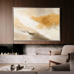 Abstract 416 Canvas Art 18" x 24" / 45 x 60 cm / Black