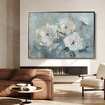 Floral 416 Canvas Art 18" x 24" / 45 x 60 cm / Black