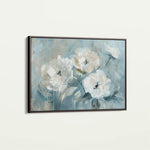 Floral 416 Canvas Art 60 x 40 cm / Black