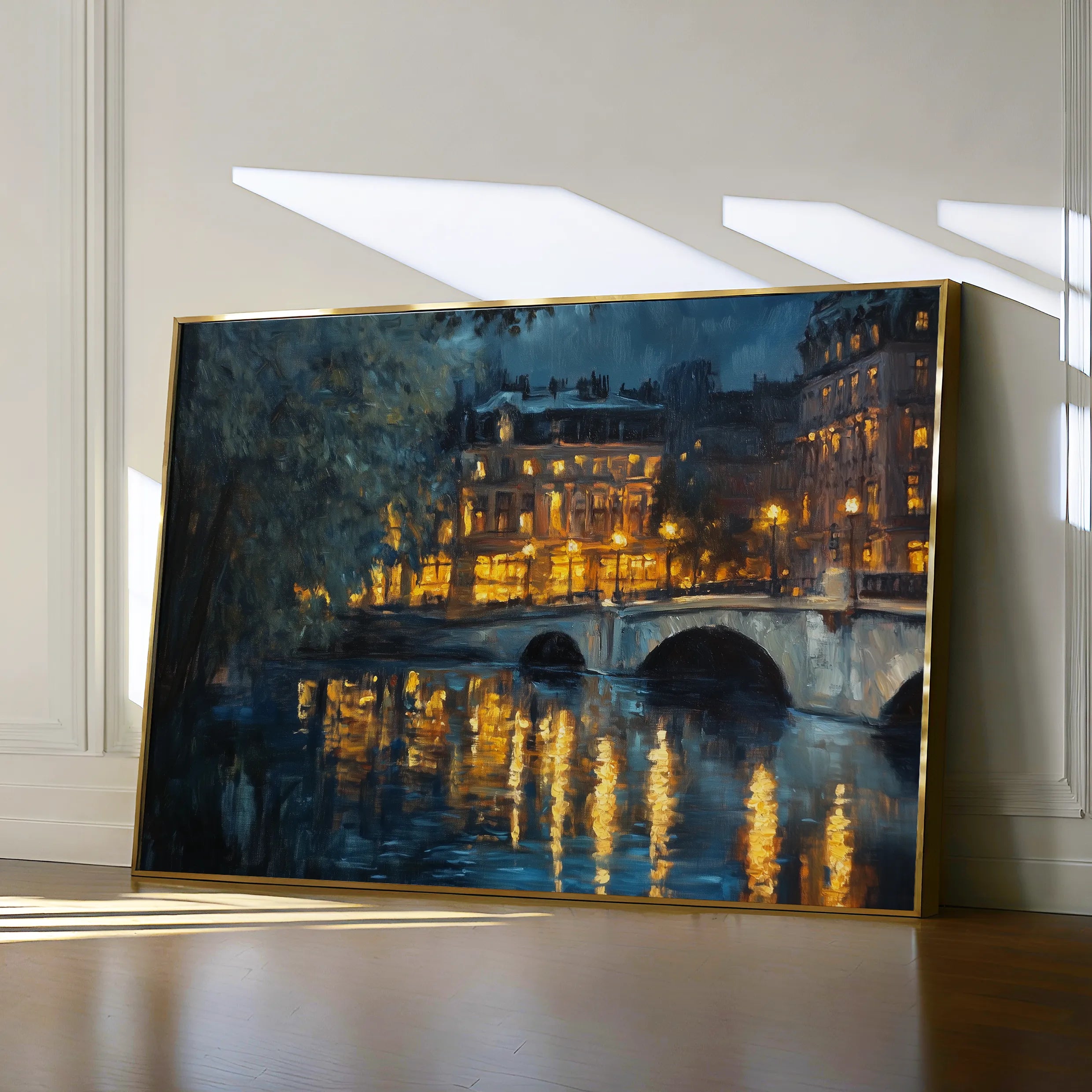 Landscape 416 Canvas Art 18" x 24" / 45 x 60 cm / Black