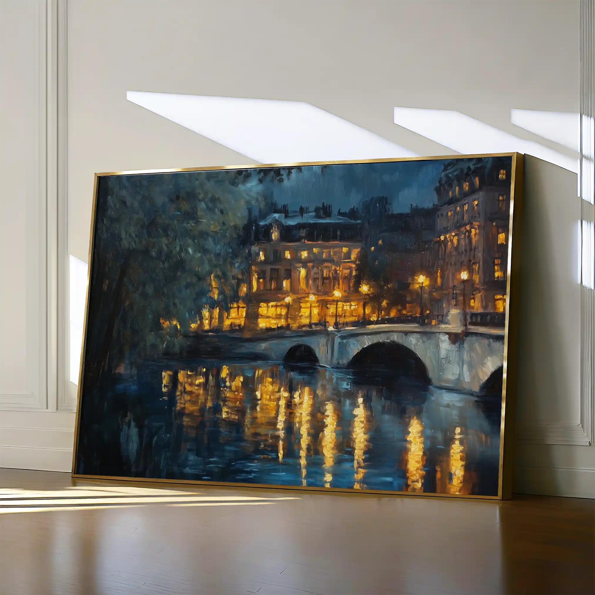 Landscape 416 Canvas Art 60 x 40 cm / Black