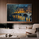 Landscape 416 Canvas Art 60 x 40 cm / Black