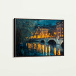 Landscape 416 Canvas Art 60 x 40 cm / Black