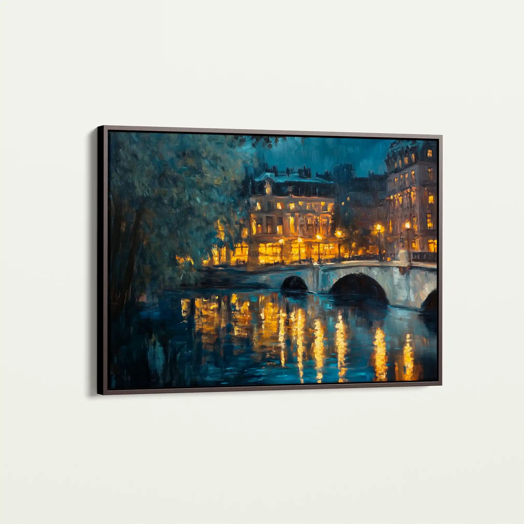 Landscape 416 Canvas Art 60 x 40 cm / Black