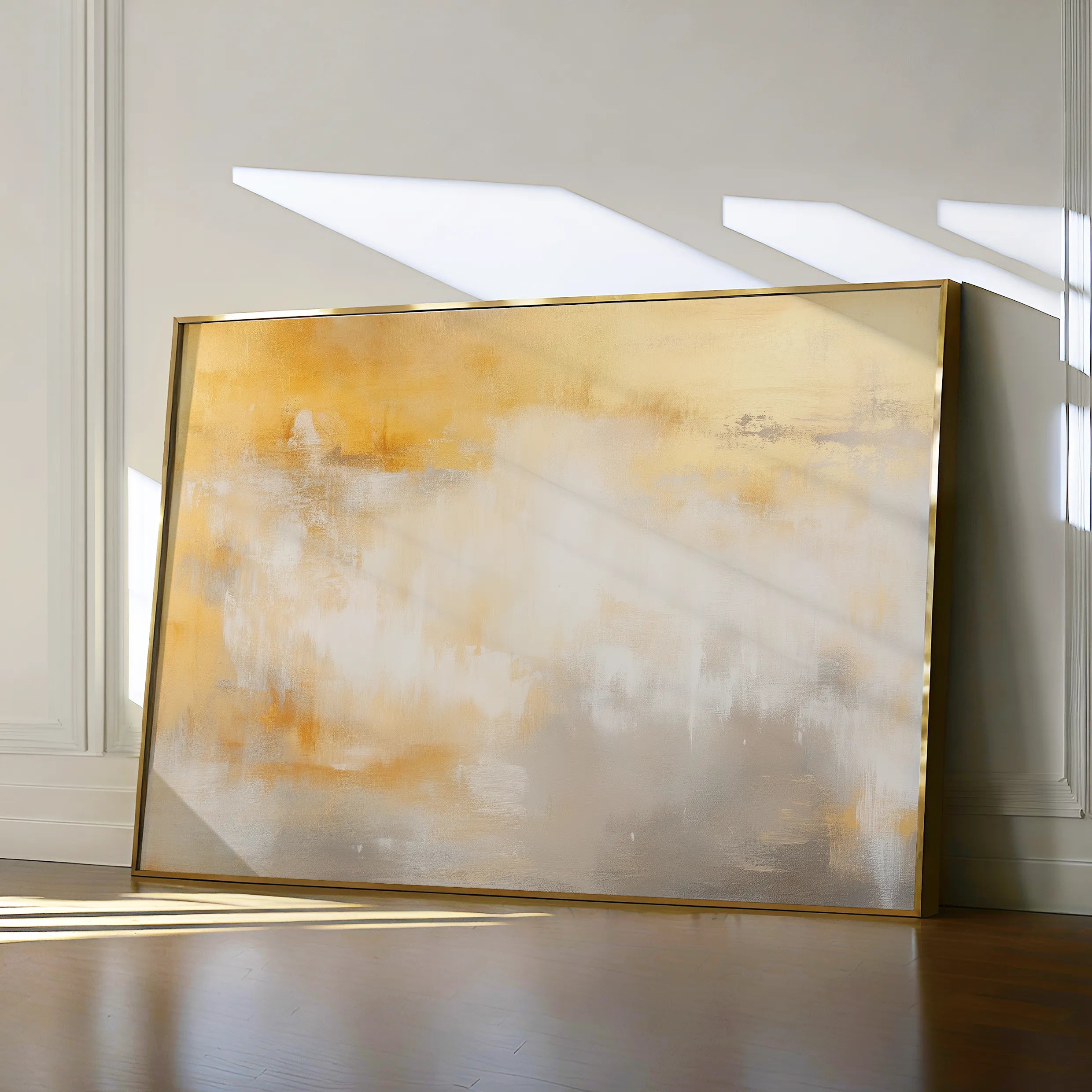Abstract 417 Canvas Art 18" x 24" / 45 x 60 cm / Black