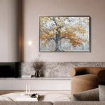 Floral 417 Canvas Art 18" x 24" / 45 x 60 cm / Black