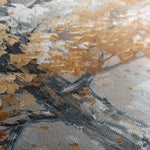 Floral 417 Canvas Art 18" x 24" / 45 x 60 cm / Black
