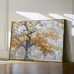 Floral 417 Canvas Art 60 x 40 cm / Black