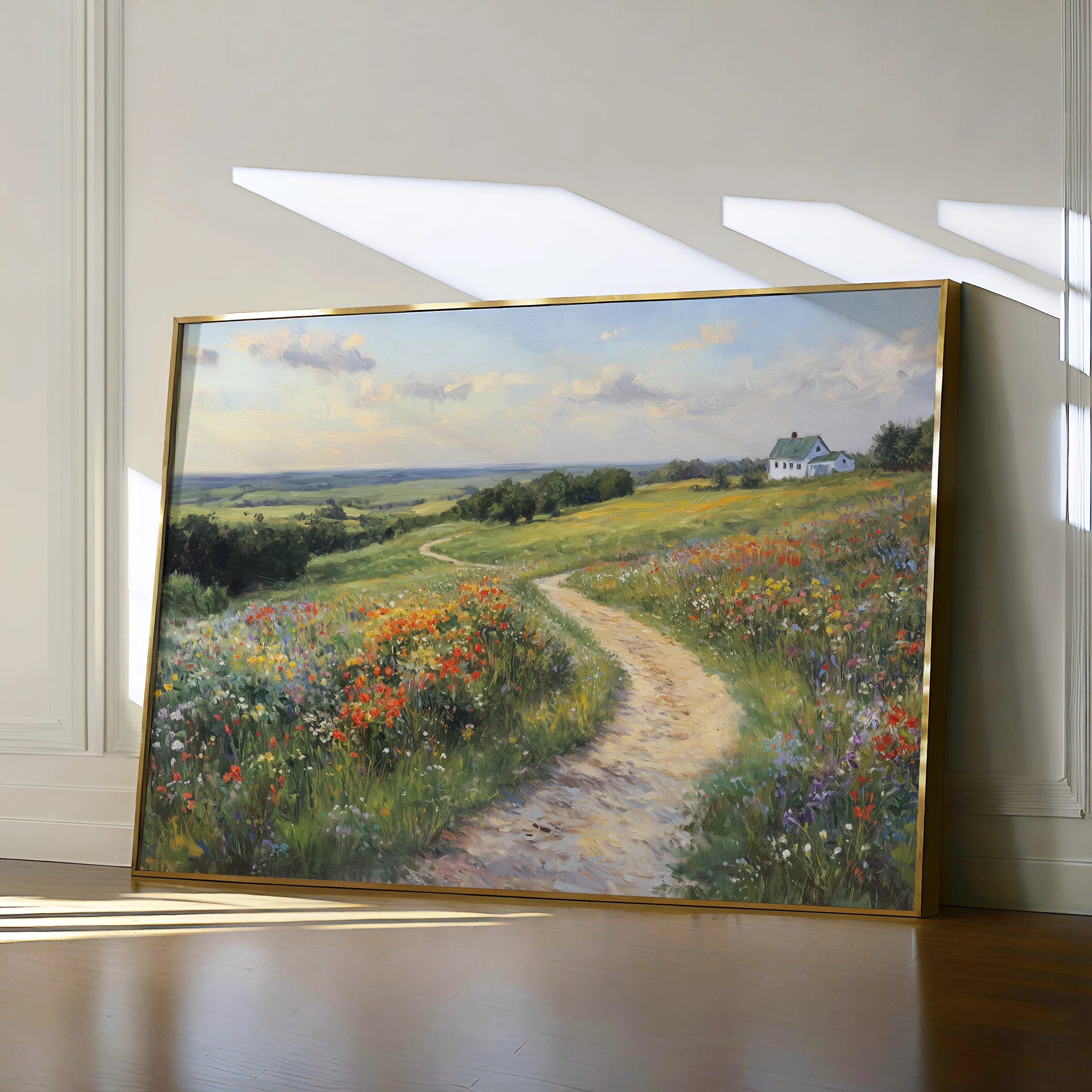 Landscape 417 Canvas Art 18" x 24" / 45 x 60 cm / Black