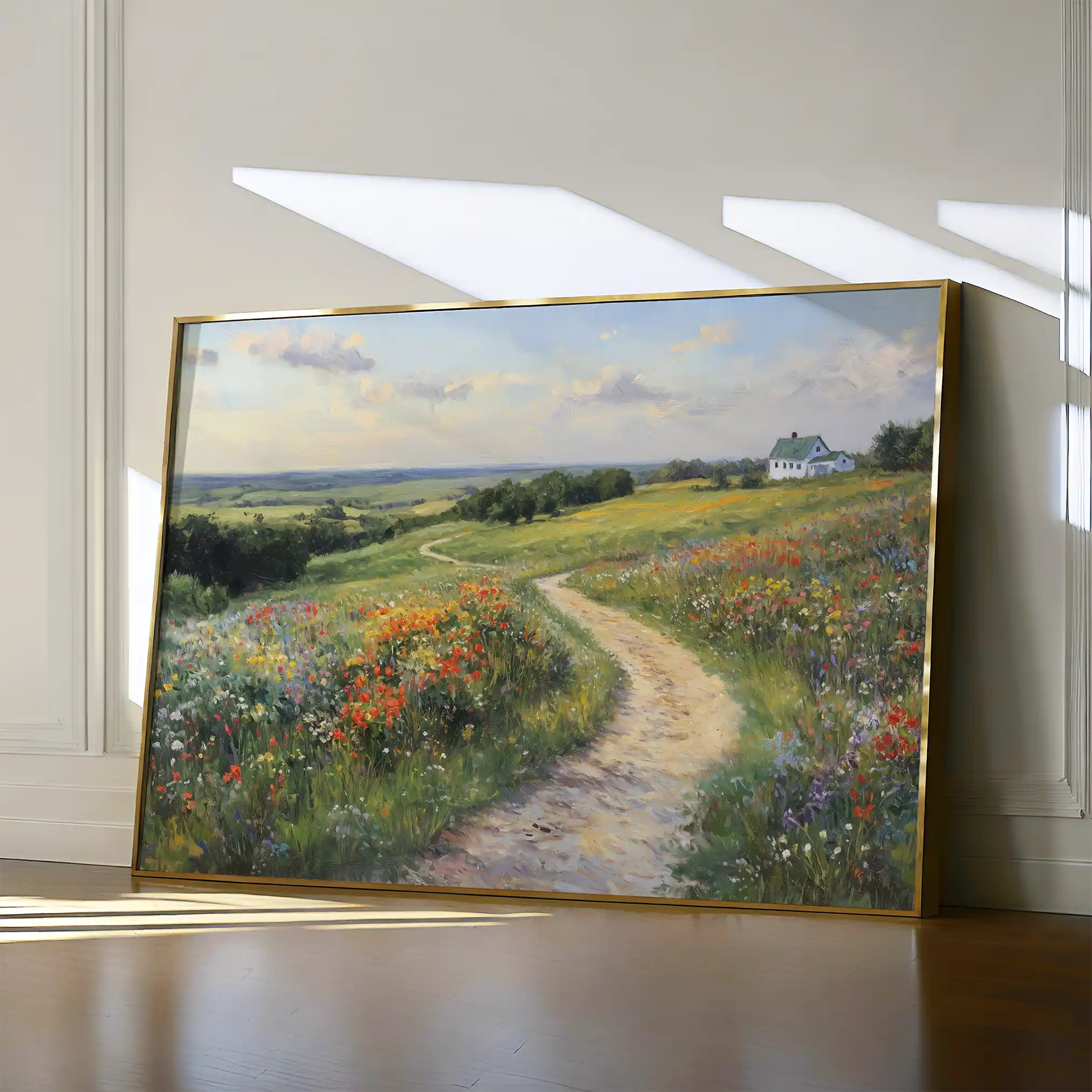 Landscape 417 Canvas Art 60 x 40 cm / Black