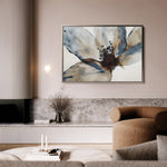 Floral 418 Canvas Art 18" x 24" / 45 x 60 cm / Black
