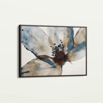 Floral 418 Canvas Art 18" x 24" / 45 x 60 cm / Black