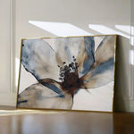 Floral 418 Canvas Art 60 x 40 cm / Black
