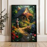 Landscape 418 Canvas Art 18" x 24" / 45 x 60 cm / Black