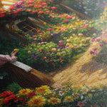 Landscape 418 Canvas Art 60 x 40 cm / Black
