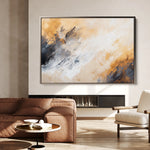 Abstract 419 Canvas Art 18" x 24" / 45 x 60 cm / Black