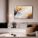 Abstract 419 Canvas Art 18" x 24" / 45 x 60 cm / Black