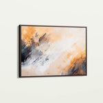 Abstract 419 Canvas Art 18" x 24" / 45 x 60 cm / Black