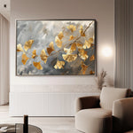 Floral 419 Canvas Art 18" x 24" / 45 x 60 cm / Black