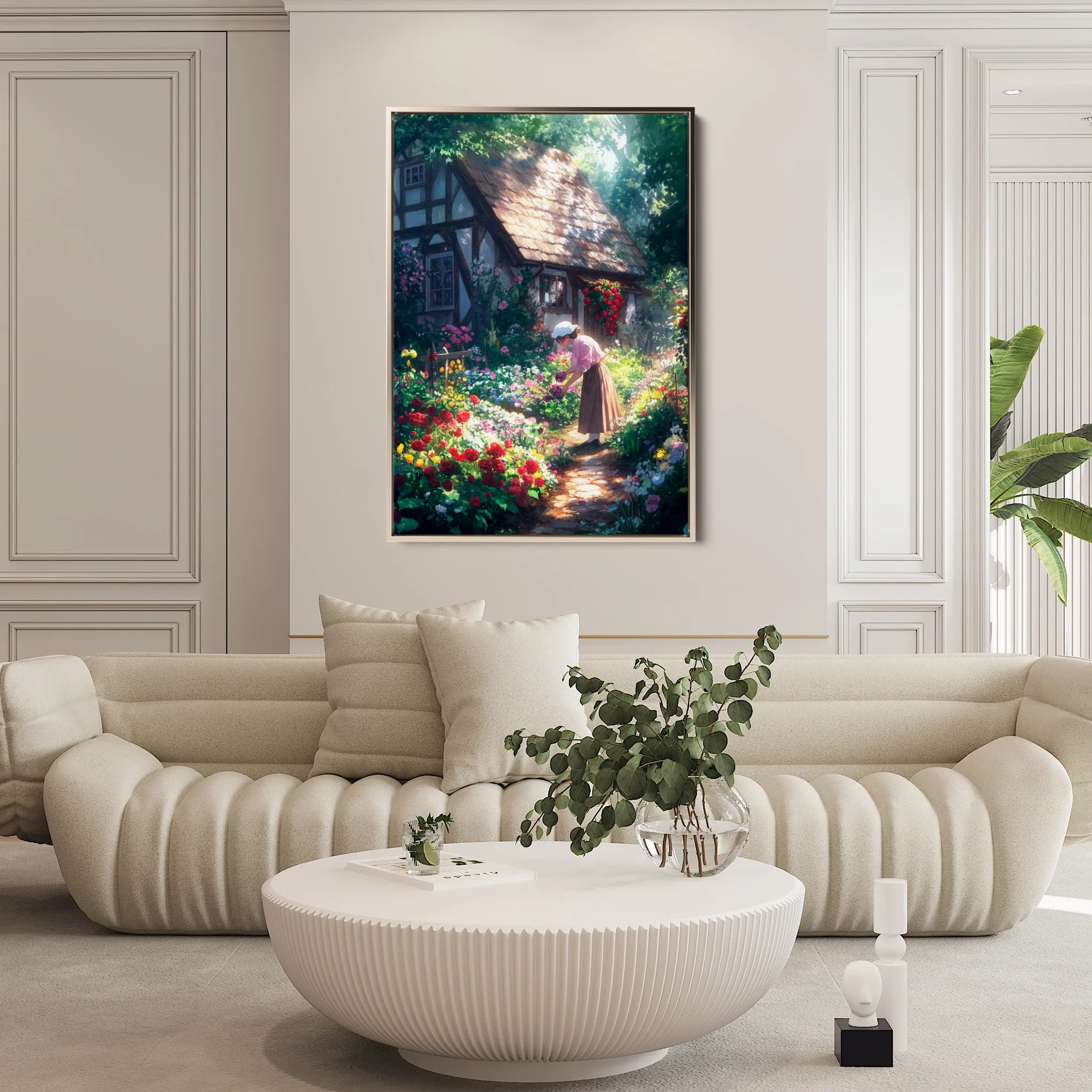 Landscape 419 Canvas Art 18" x 24" / 45 x 60 cm / Black