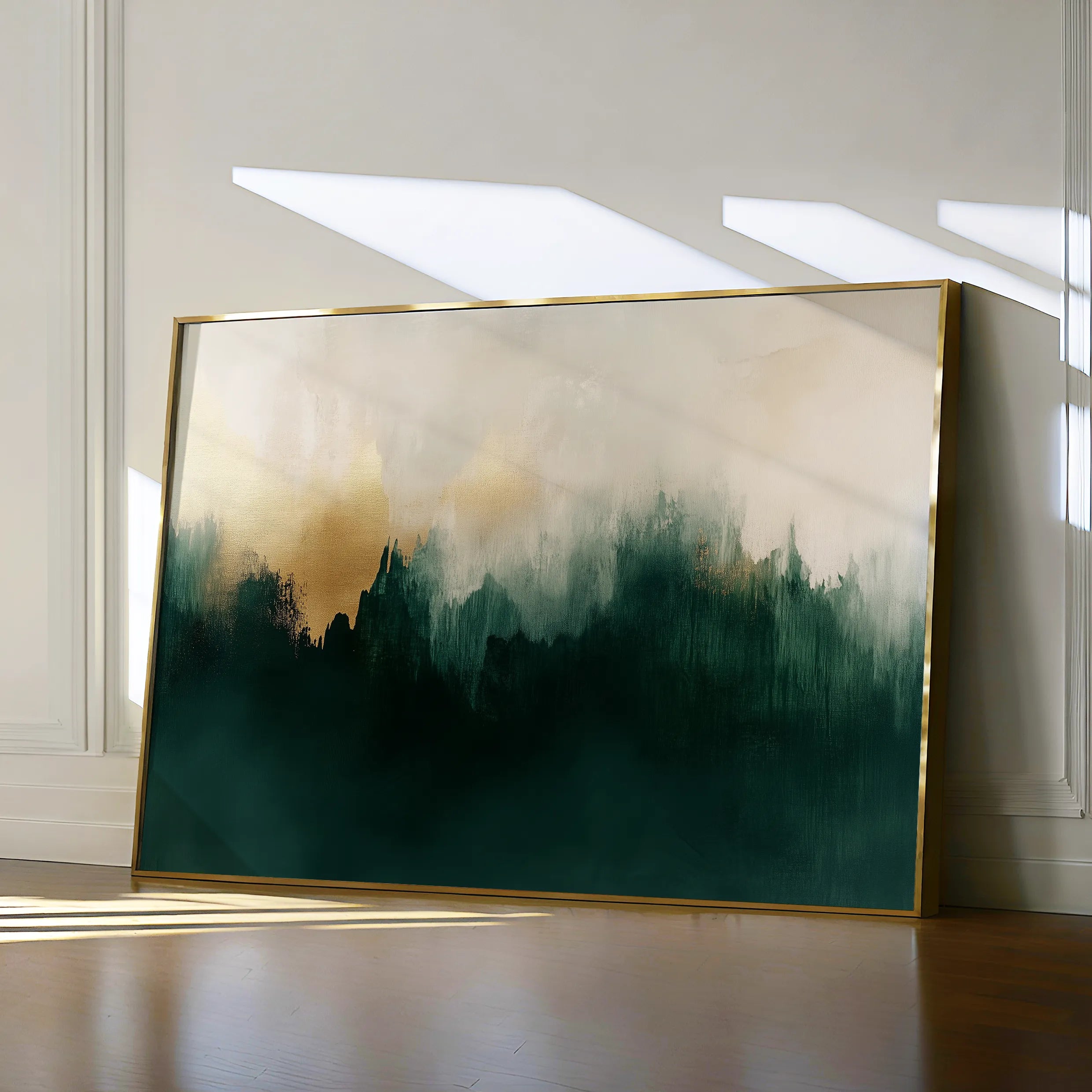 Abstract 420 Canvas Art 18" x 24" / 45 x 60 cm / Black