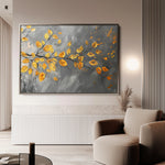 Floral 420 Canvas Art 18" x 24" / 45 x 60 cm / Black