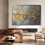 Floral 420 Canvas Art 18" x 24" / 45 x 60 cm / Black