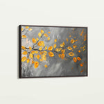 Floral 420 Canvas Art 18" x 24" / 45 x 60 cm / Black