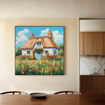 Landscape 420 Canvas Art 16" x 16" / 40 x 40 cm / Black