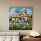 Landscape 420 Canvas Art 16" x 16" / 40 x 40 cm / Black