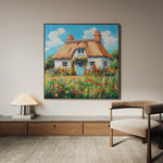 Landscape 420 Canvas Art 16" x 16" / 40 x 40 cm / Black