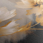 Floral 421 Canvas Art 18" x 24" / 45 x 60 cm / Black
