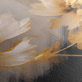 Floral 421 Canvas Art 18" x 24" / 45 x 60 cm / Black